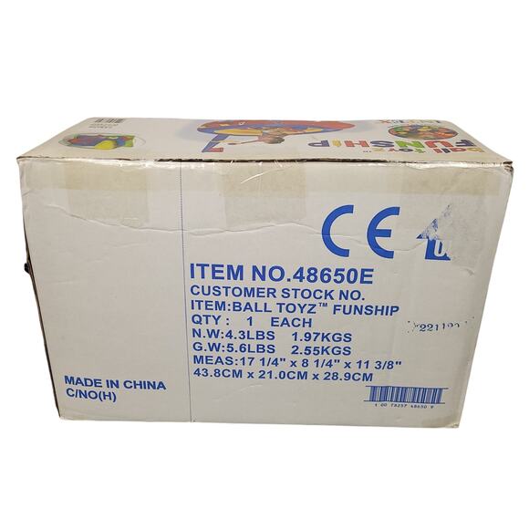 Vintage Y2K Intex Ball Toyz Funship Ball Pit #48650 SUPER RARE NEW Open Box NOS - Picture 7 of 9